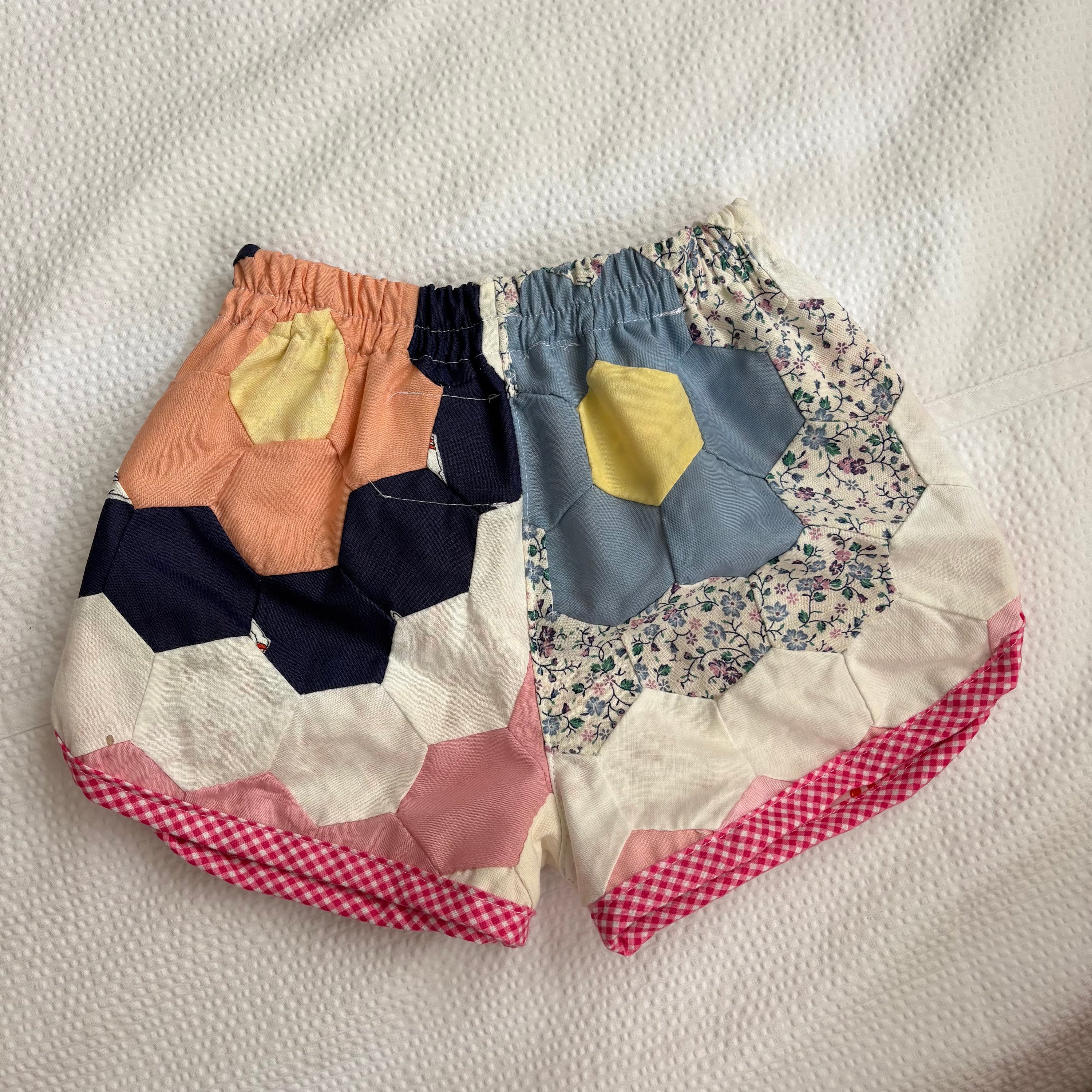 Quilt top track shorts - 2T