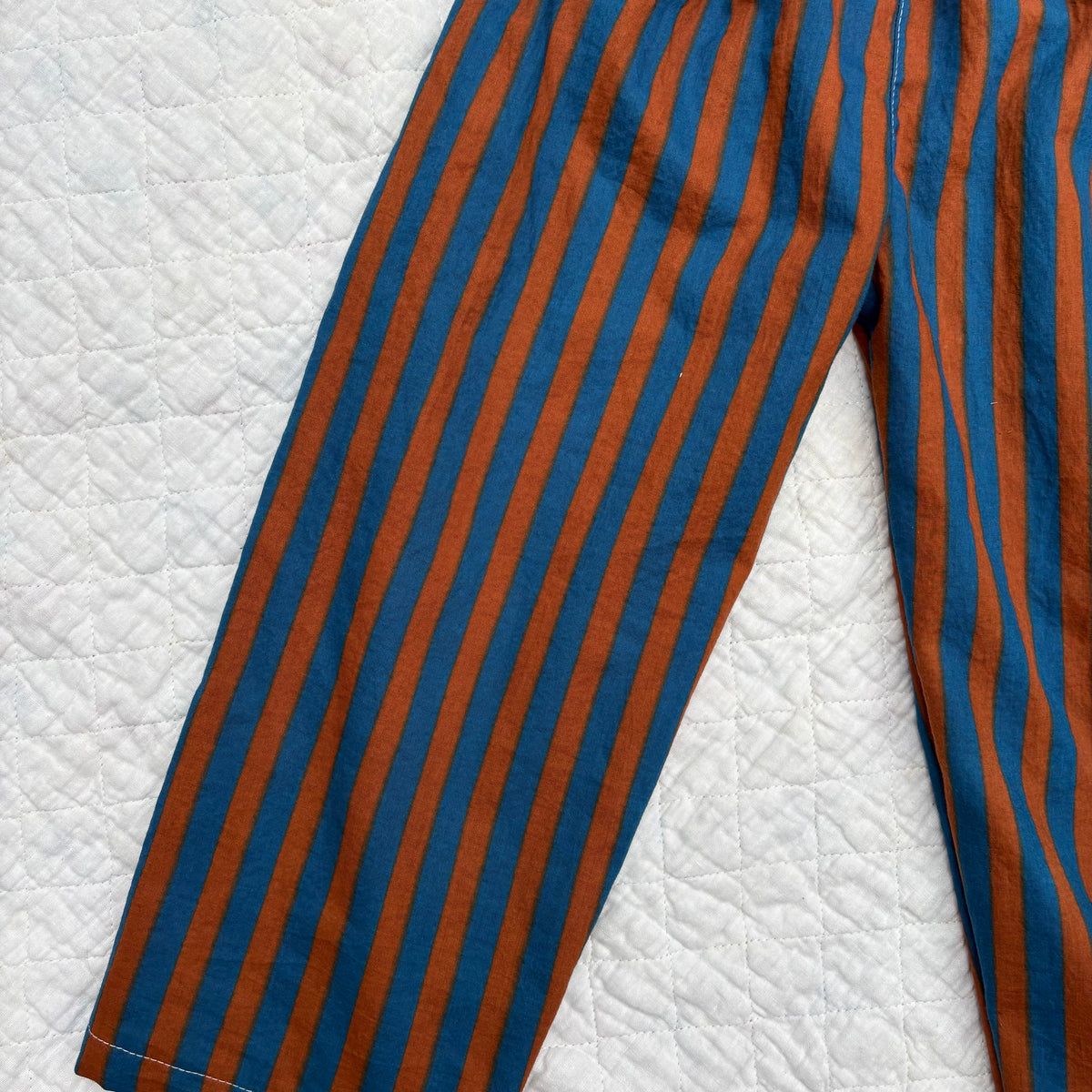 Mocha stripe pants - 5Y