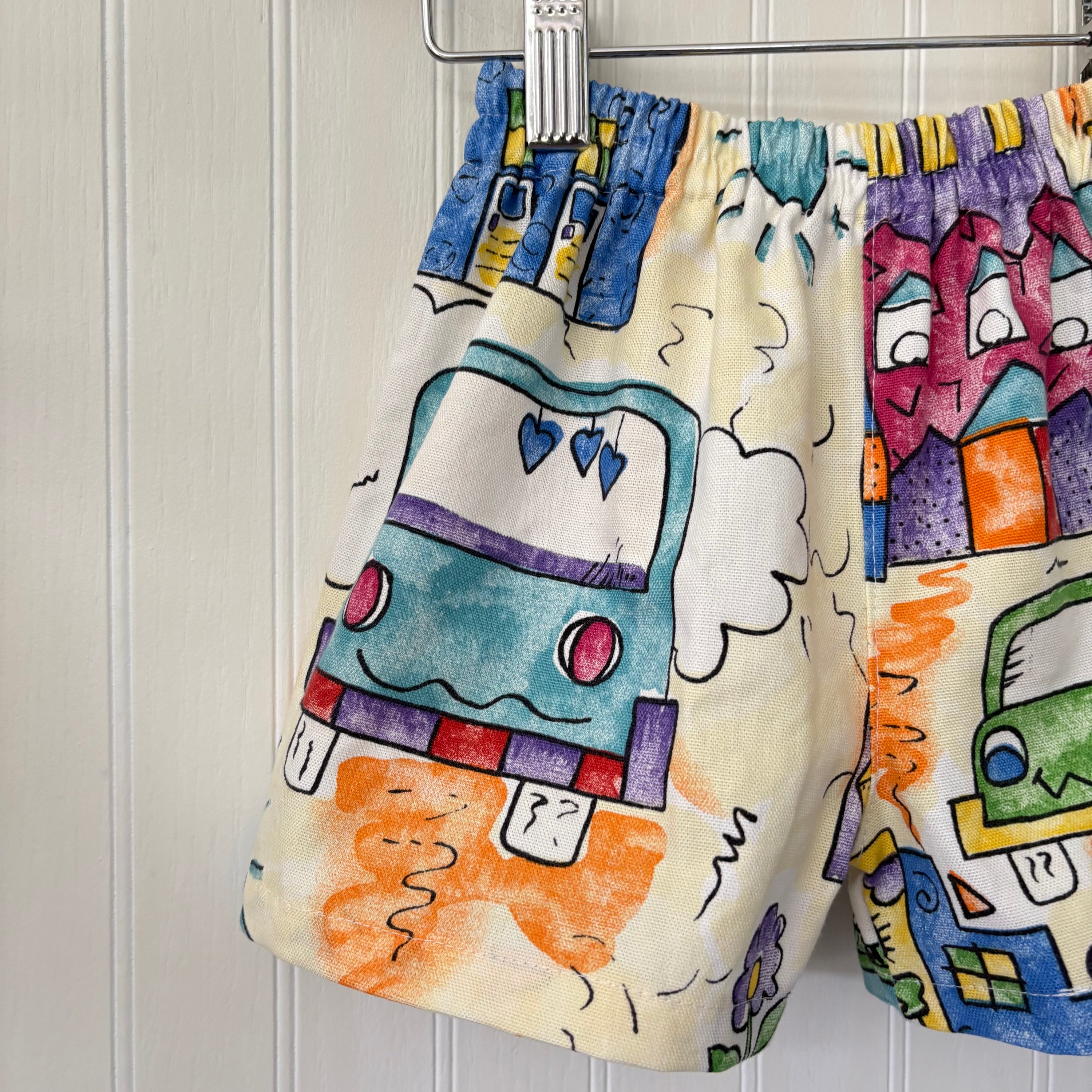 Doodle city shorts - 2T