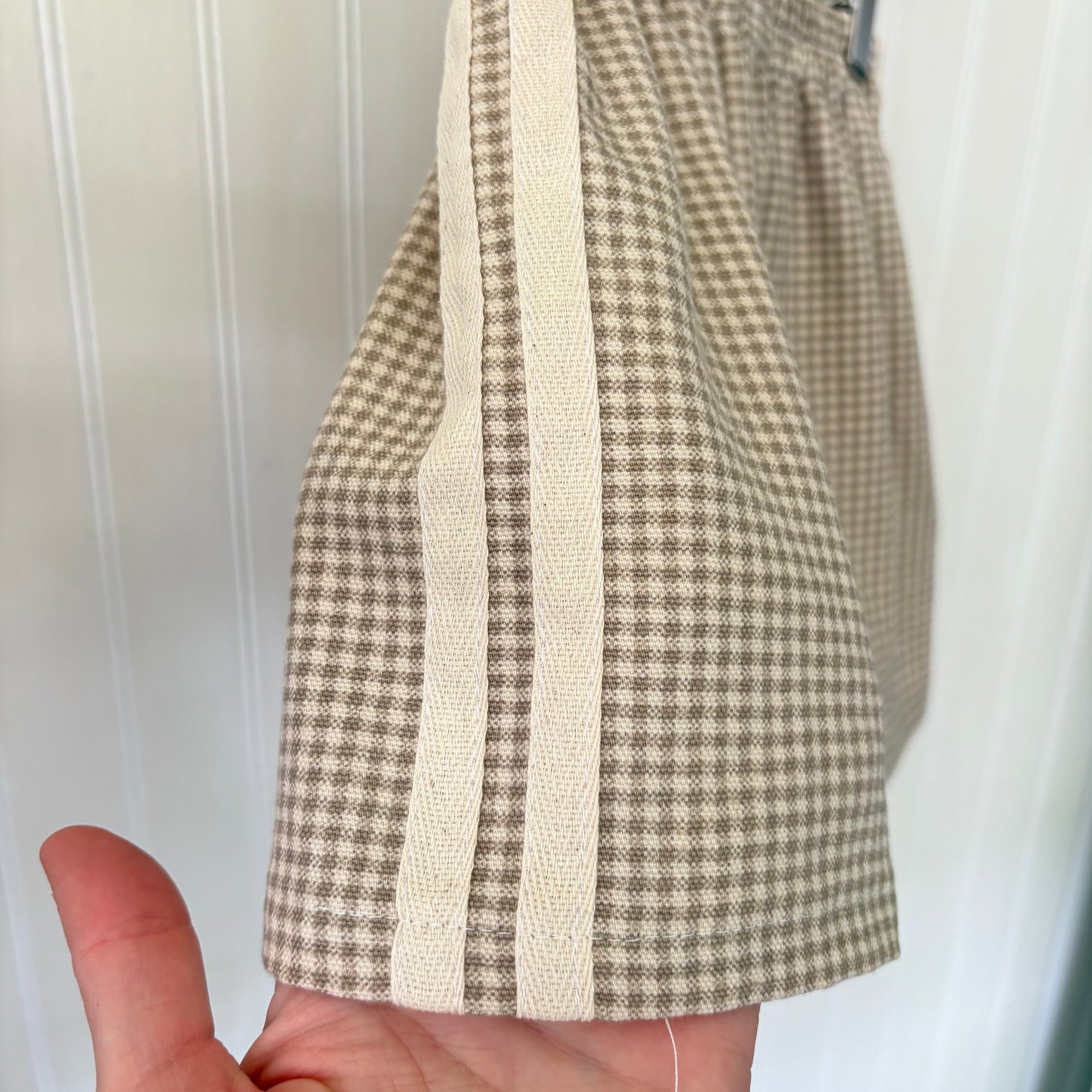 Sandy gingham shorts - made to order
