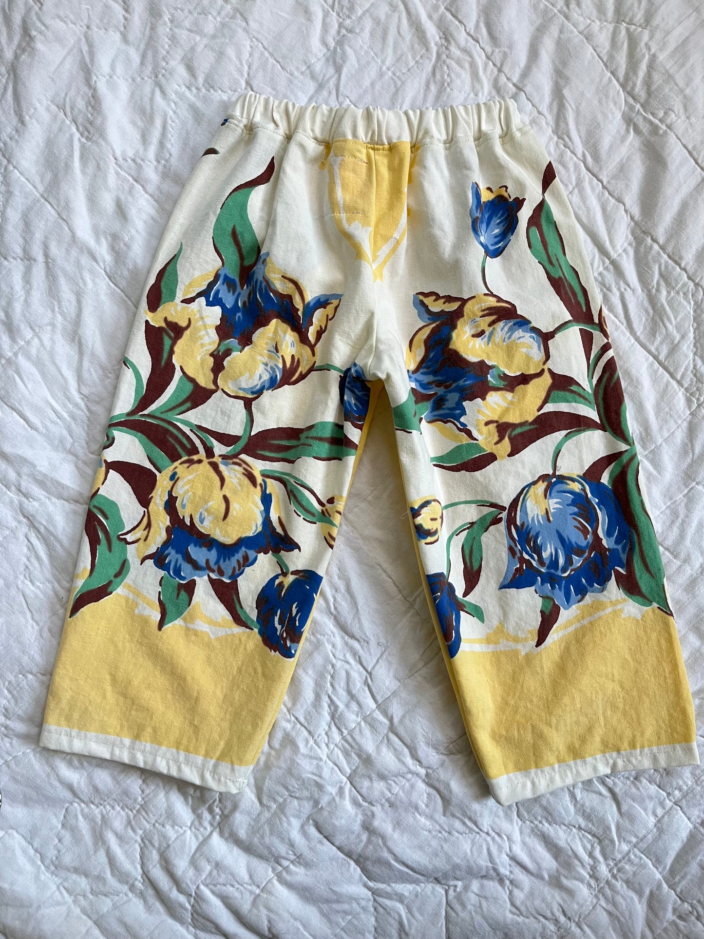 Painted floral pants - 3T