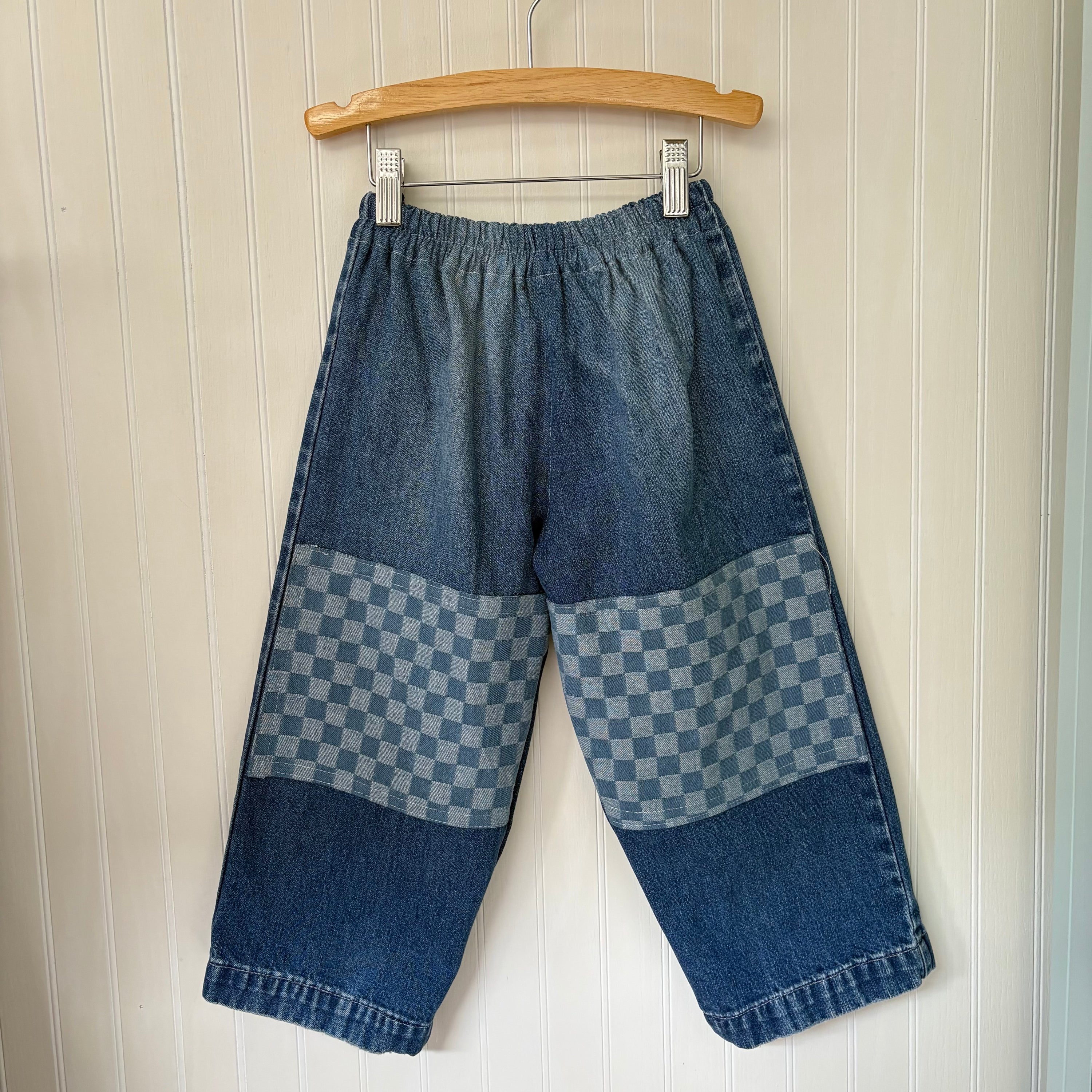 Double knee denim pants - 4Y