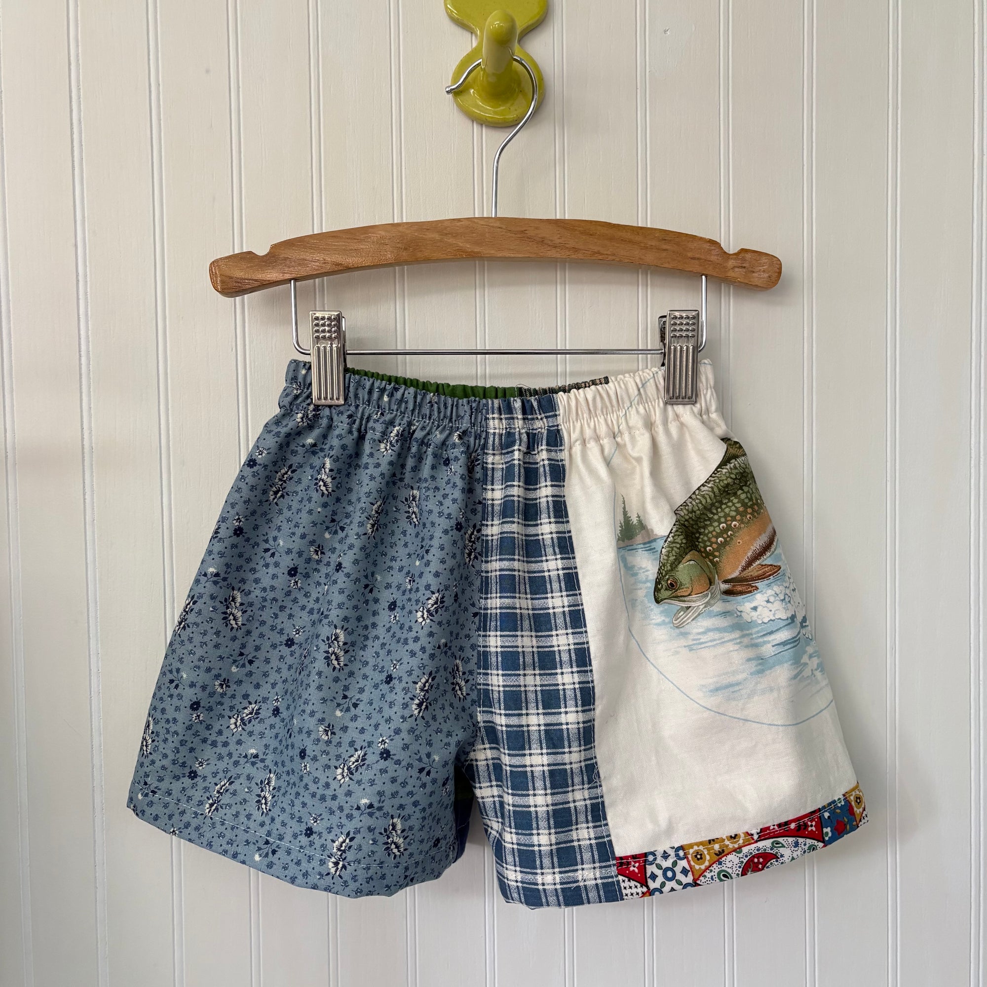 Fish mix print shorts - 4Y