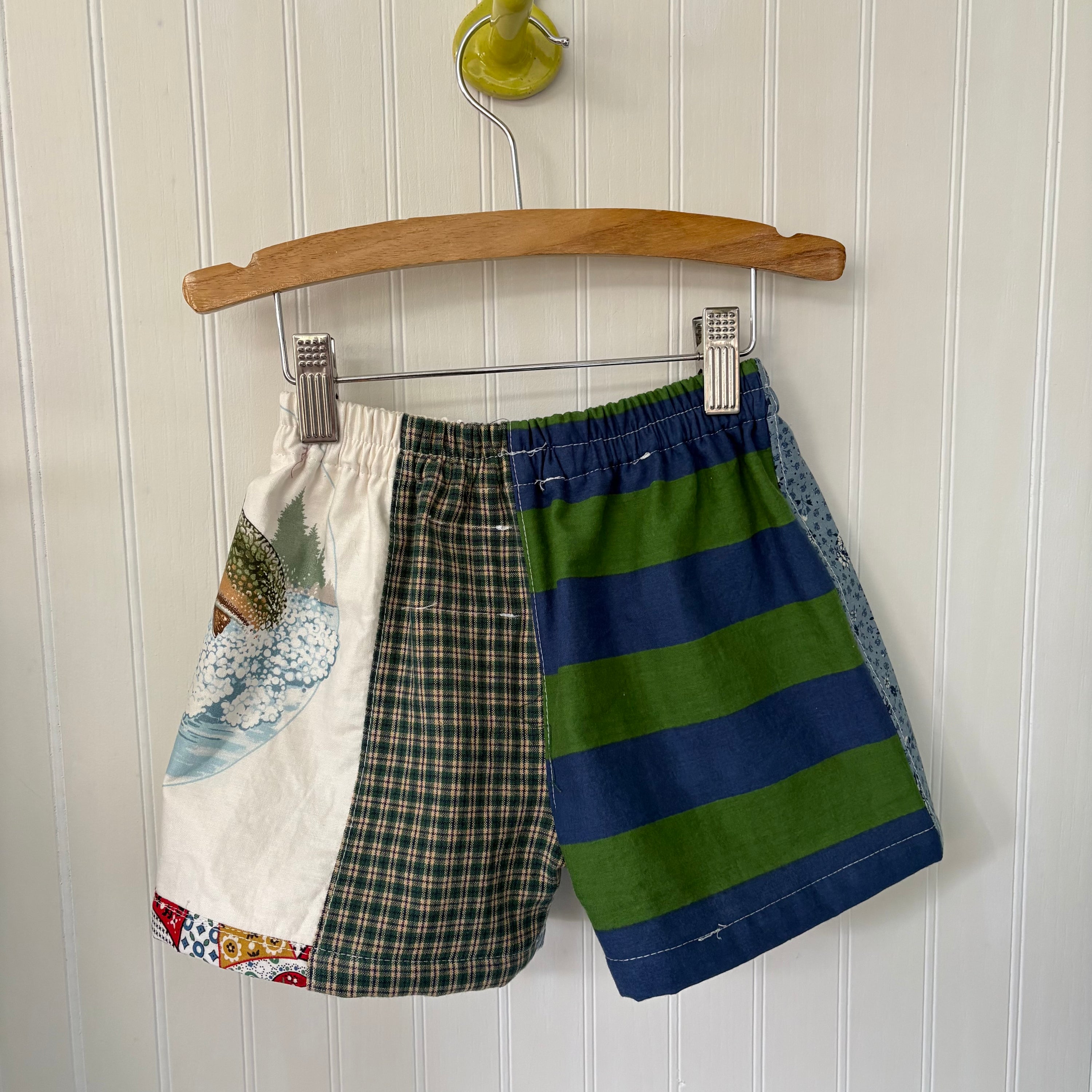 Fish mix print shorts - 4Y