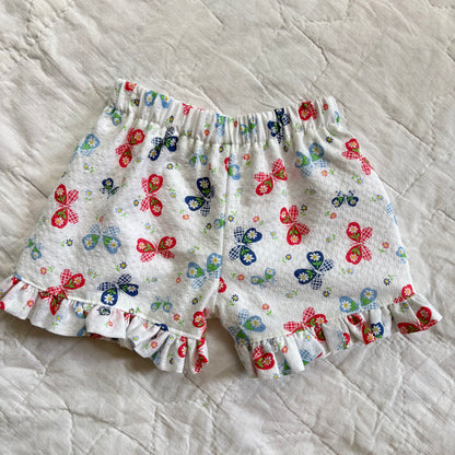 Butterfly ruffle shorts - 3T