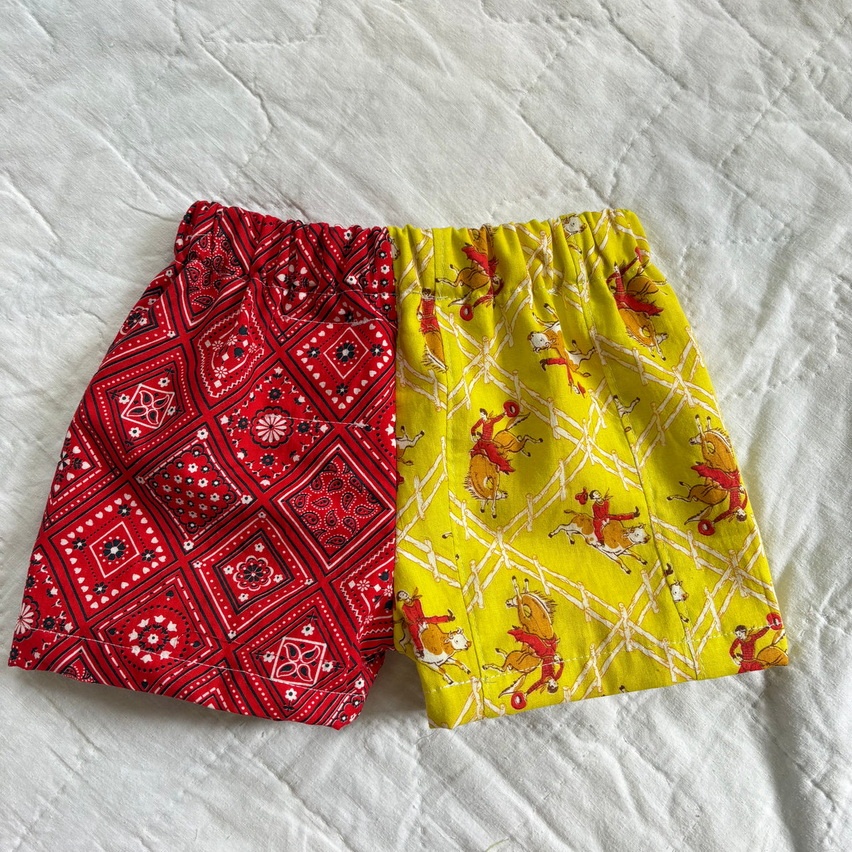 Mix print rodeo shorts - made to order – Little Lawless