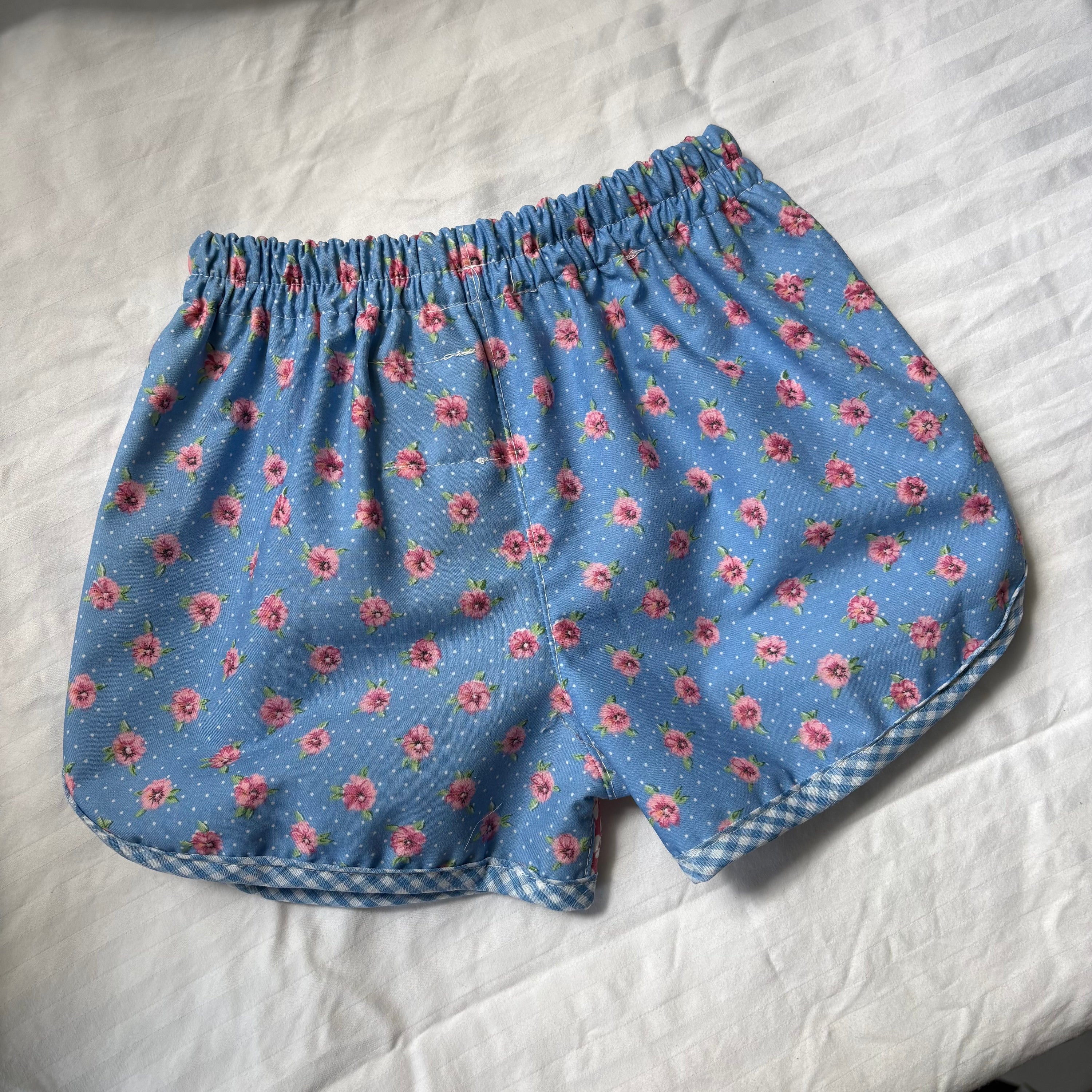 Patchwork track shorts - 4Y