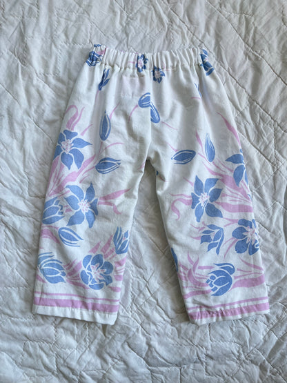 Floral vase pants - 3T