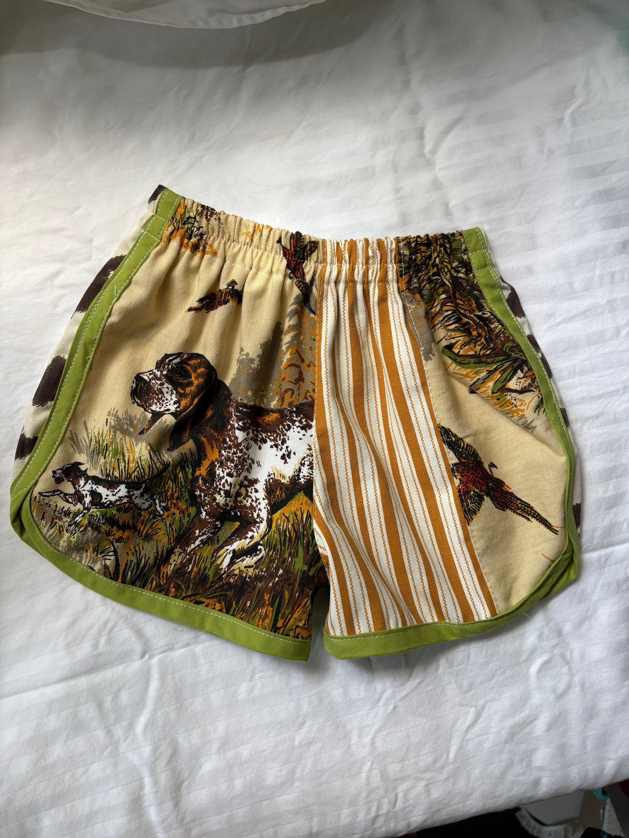 Patchwork track shorts - 5Y