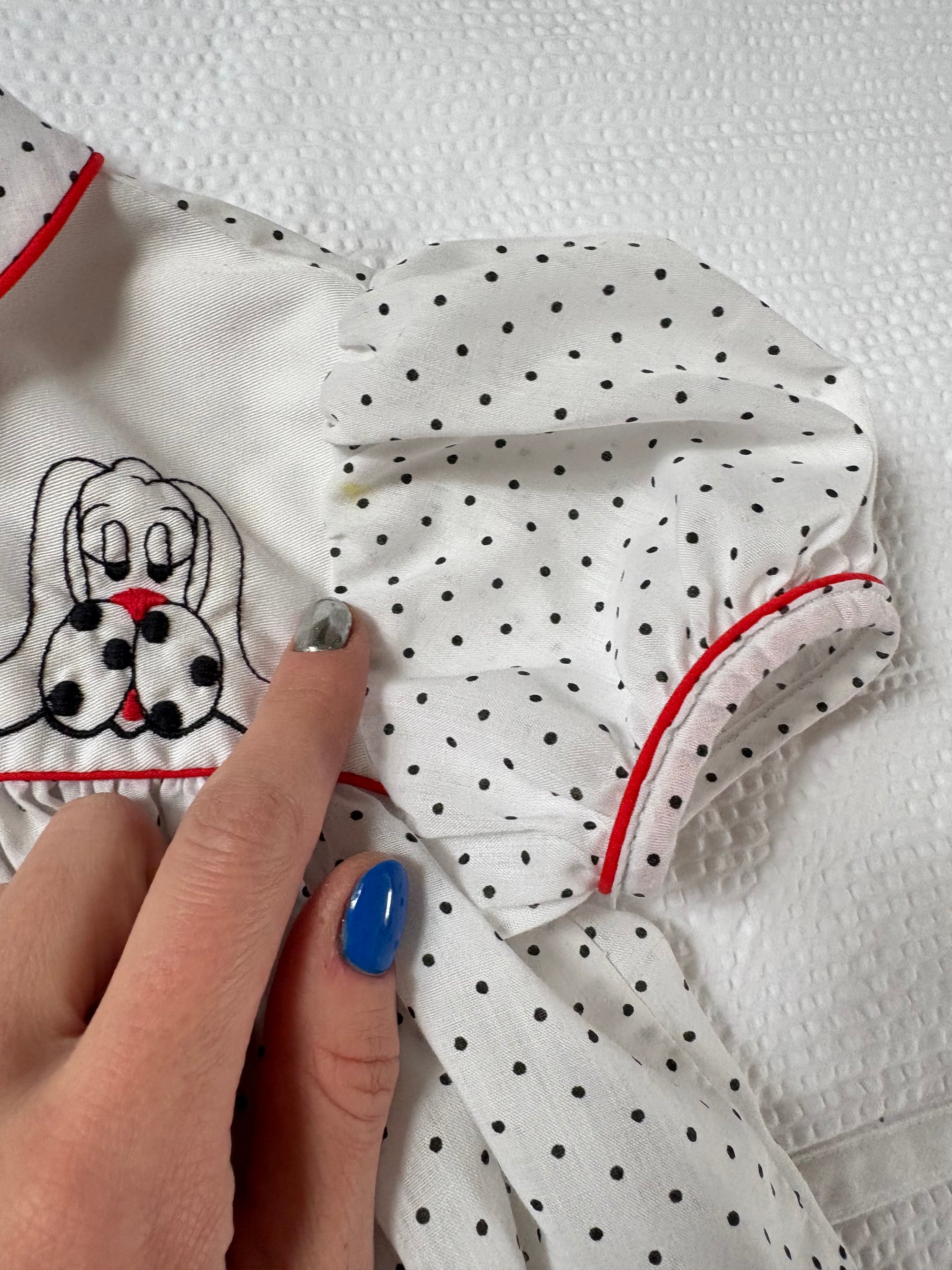 Vintage puppy dress - 2T