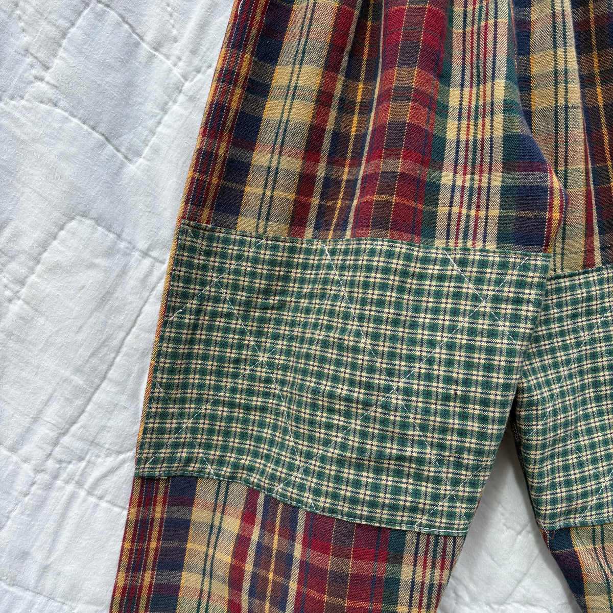 Double knee plaid pants - 3T