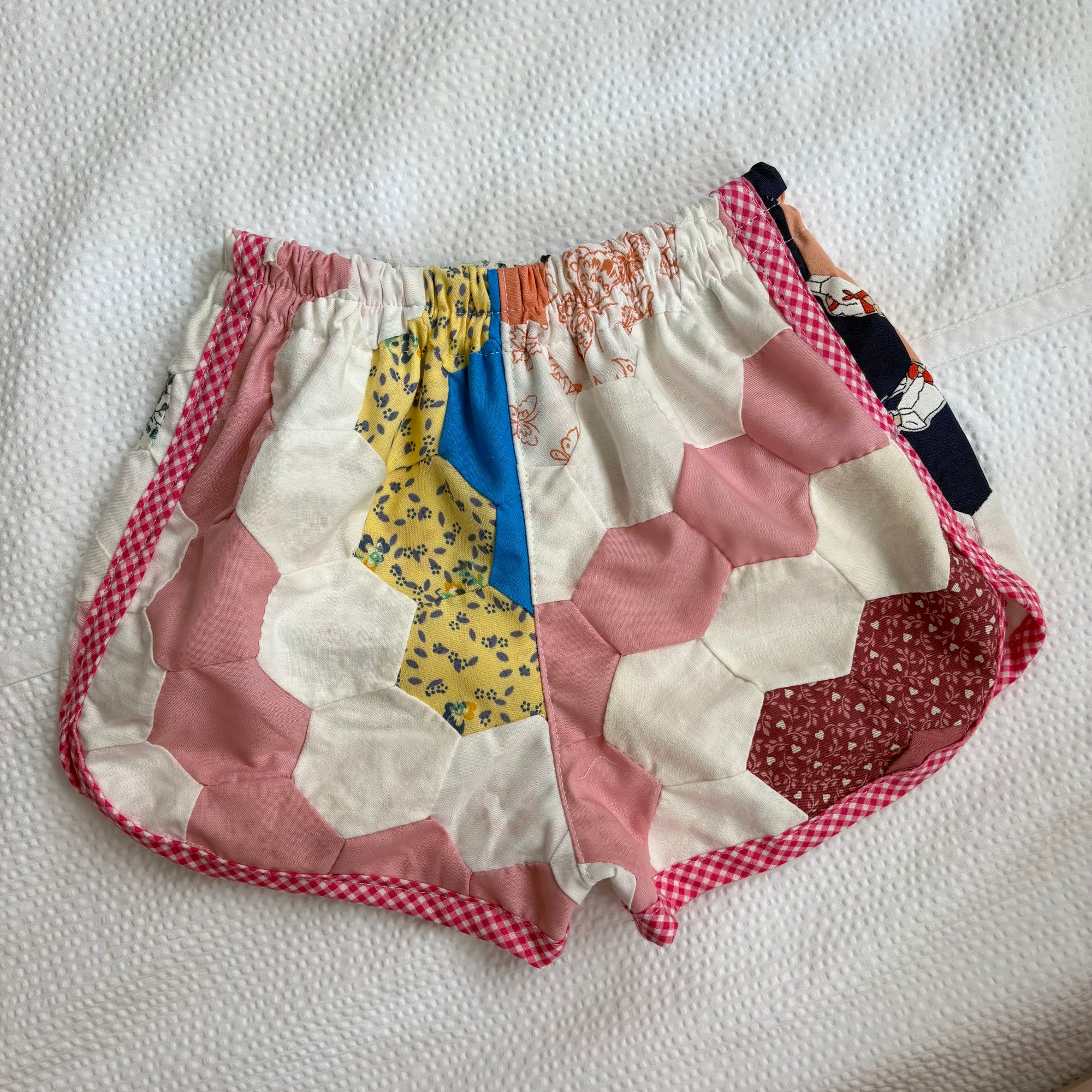 Quilt top track shorts - 2T