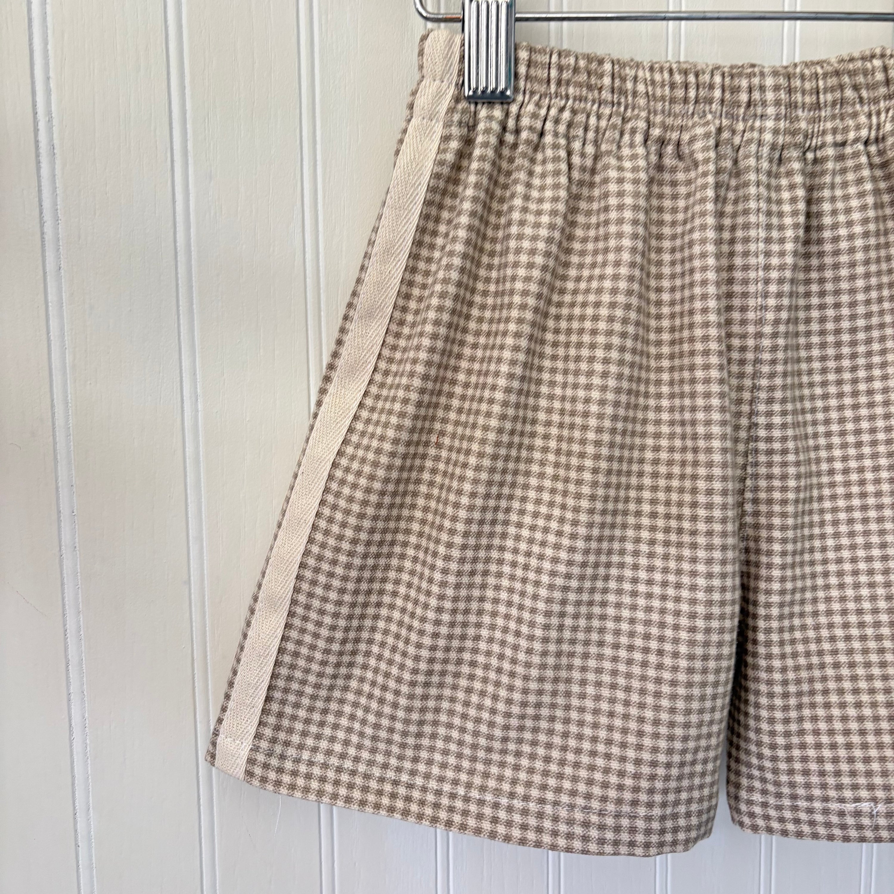 Sandy gingham shorts - made to order