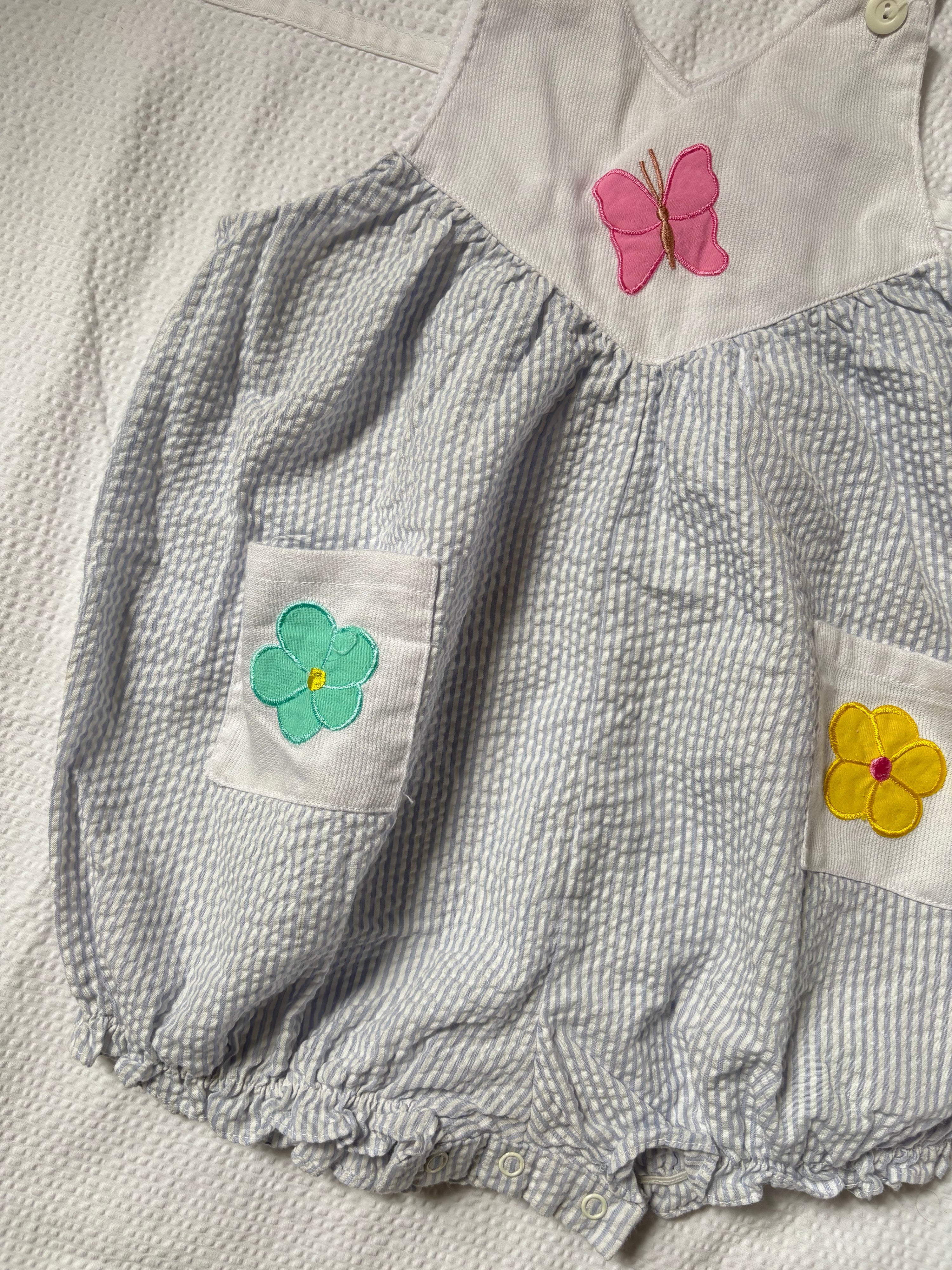 Vintage butterfly romper - 3/4