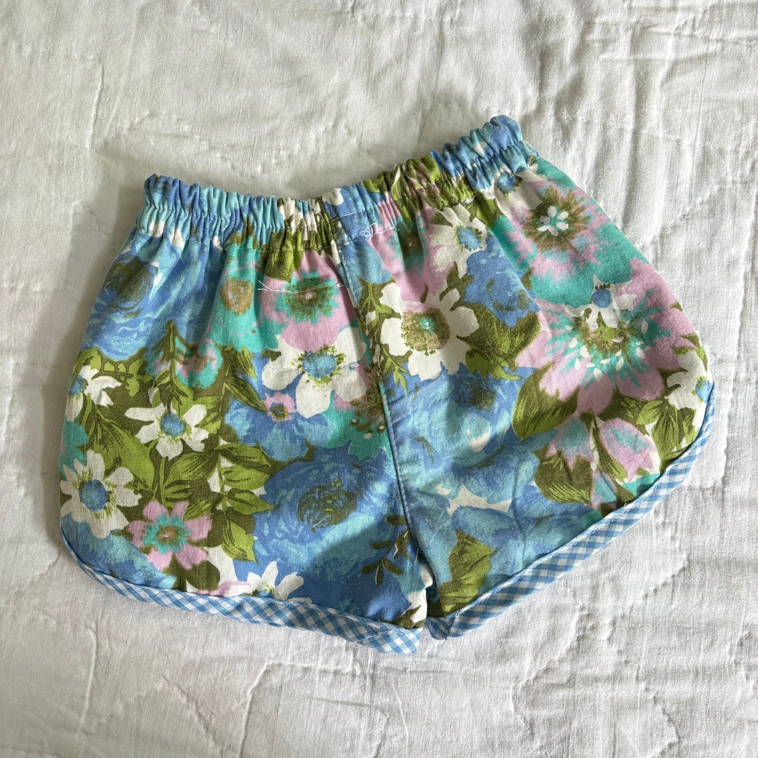 Patchwork track shorts - 2T