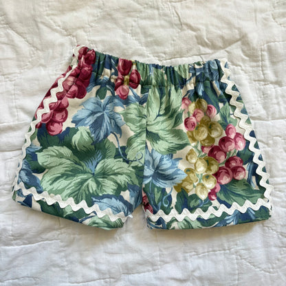 Regal grapes picnic shorts - made to order