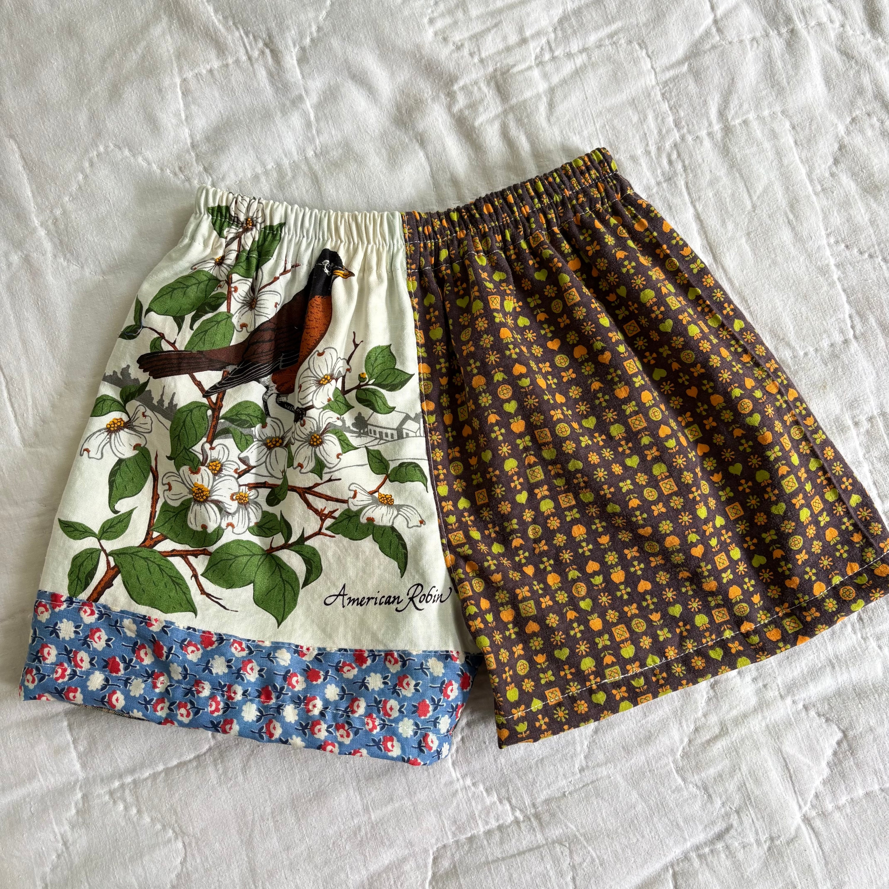 Songbirds mix print shorts - 4Y