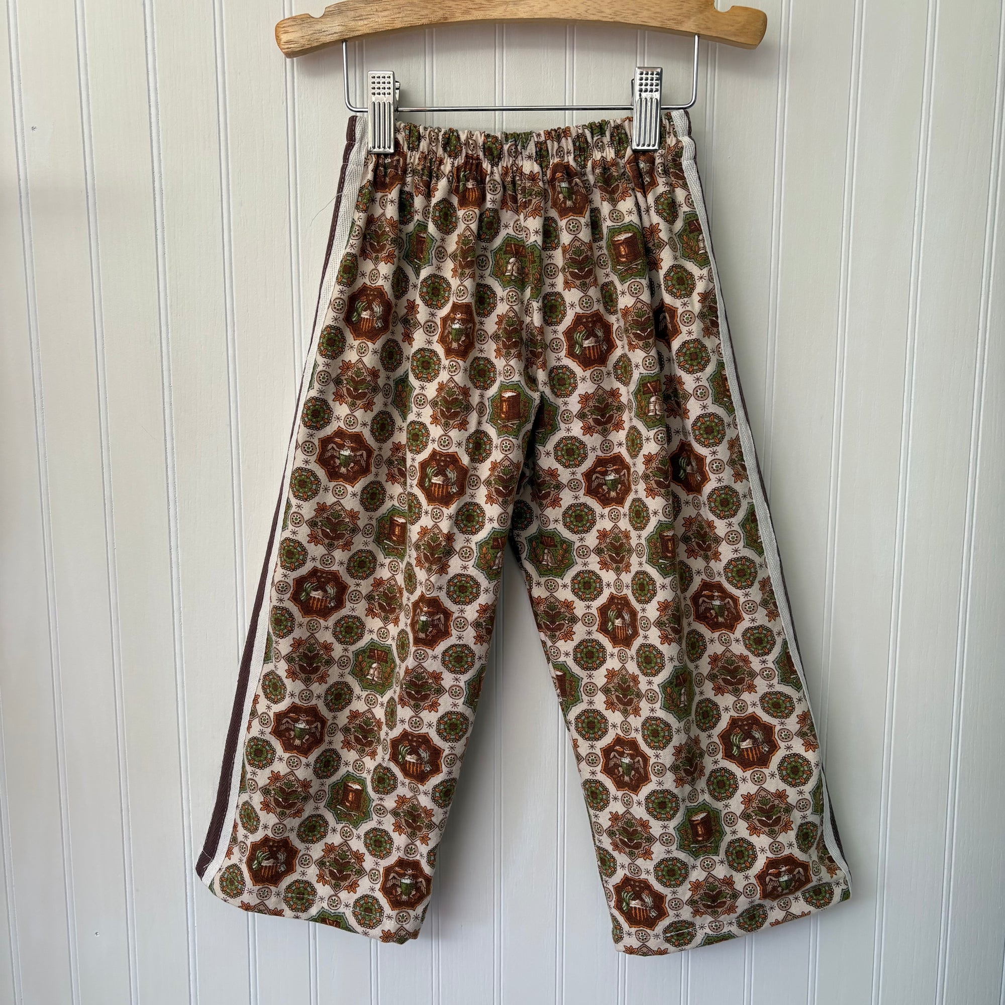 Triple stripe medallion pants - 3T