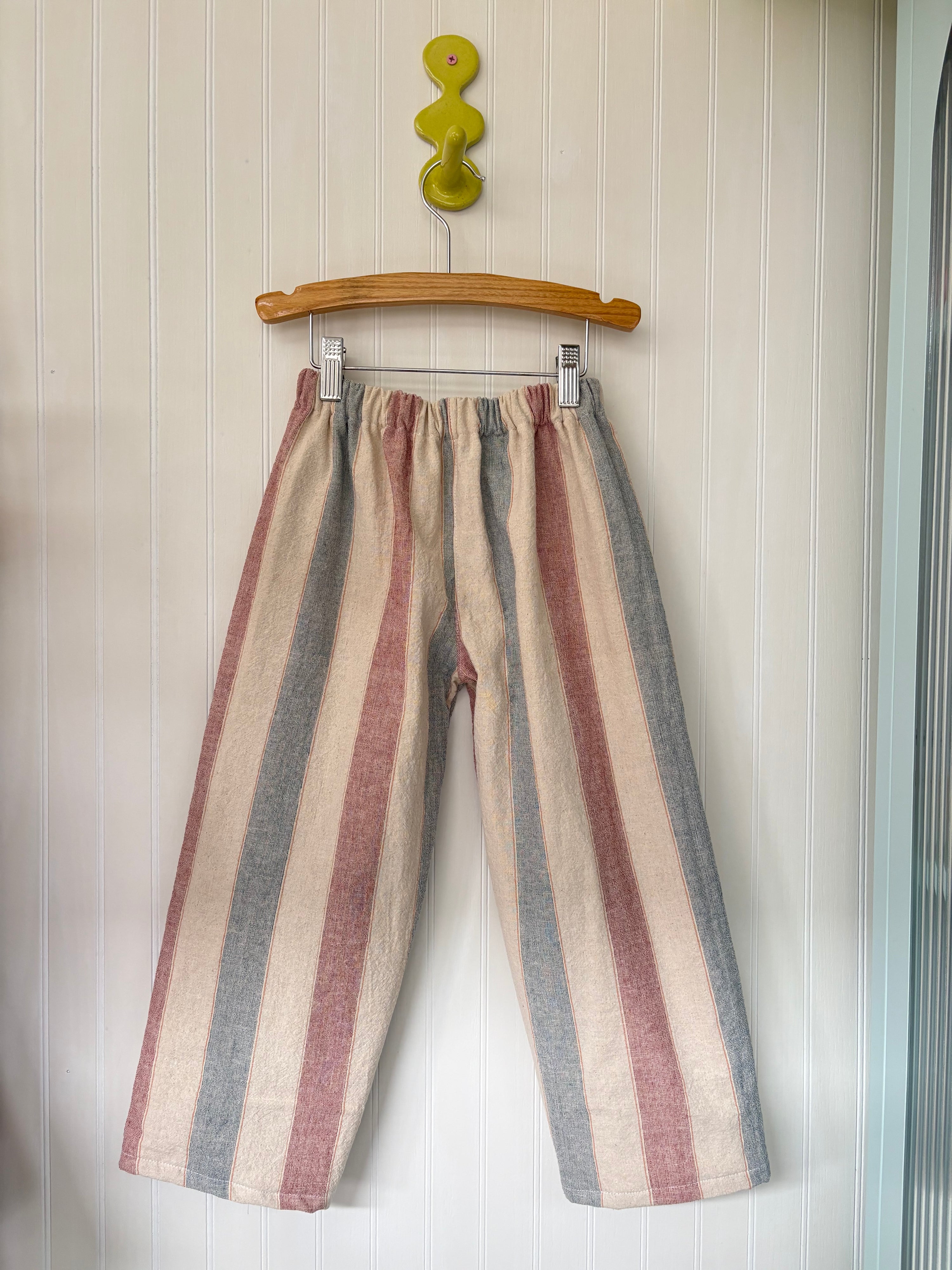 Soft striped pants - made to order