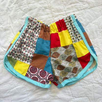 Quilt top track shorts - 3T