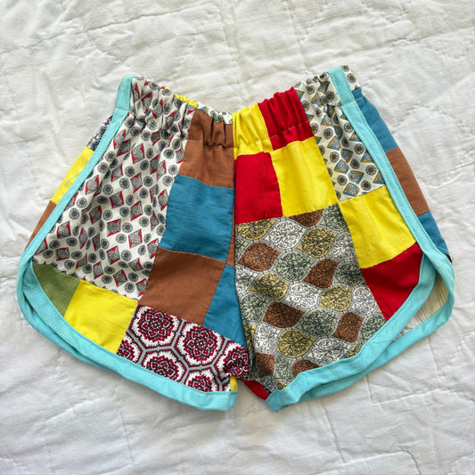 Quilt top track shorts - 3T