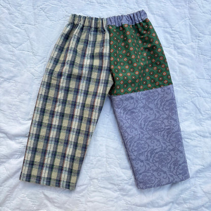 Wildlife mix print pants - 3T