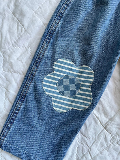 Daisy patch jeans - 3t