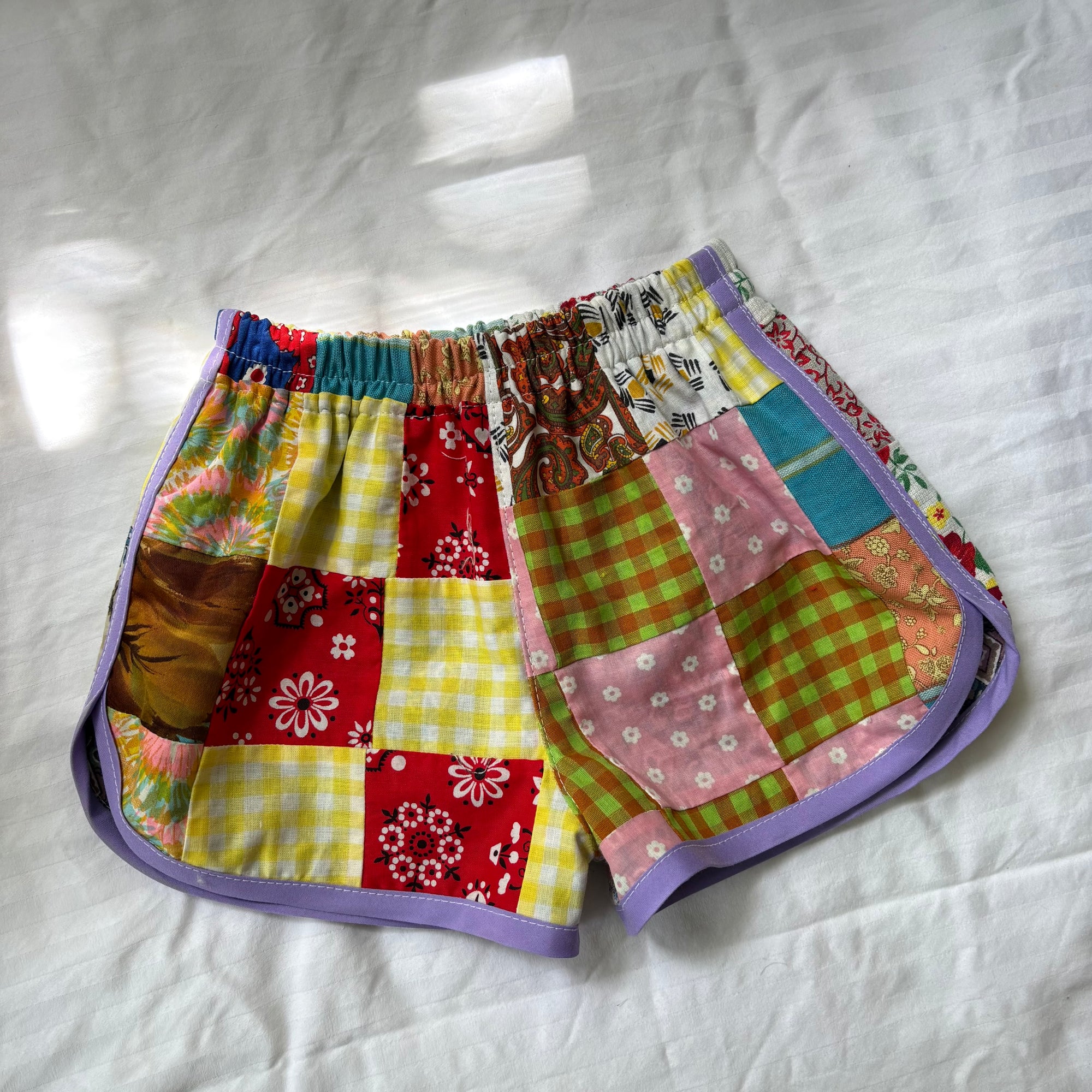Quilt top track shorts - 2T