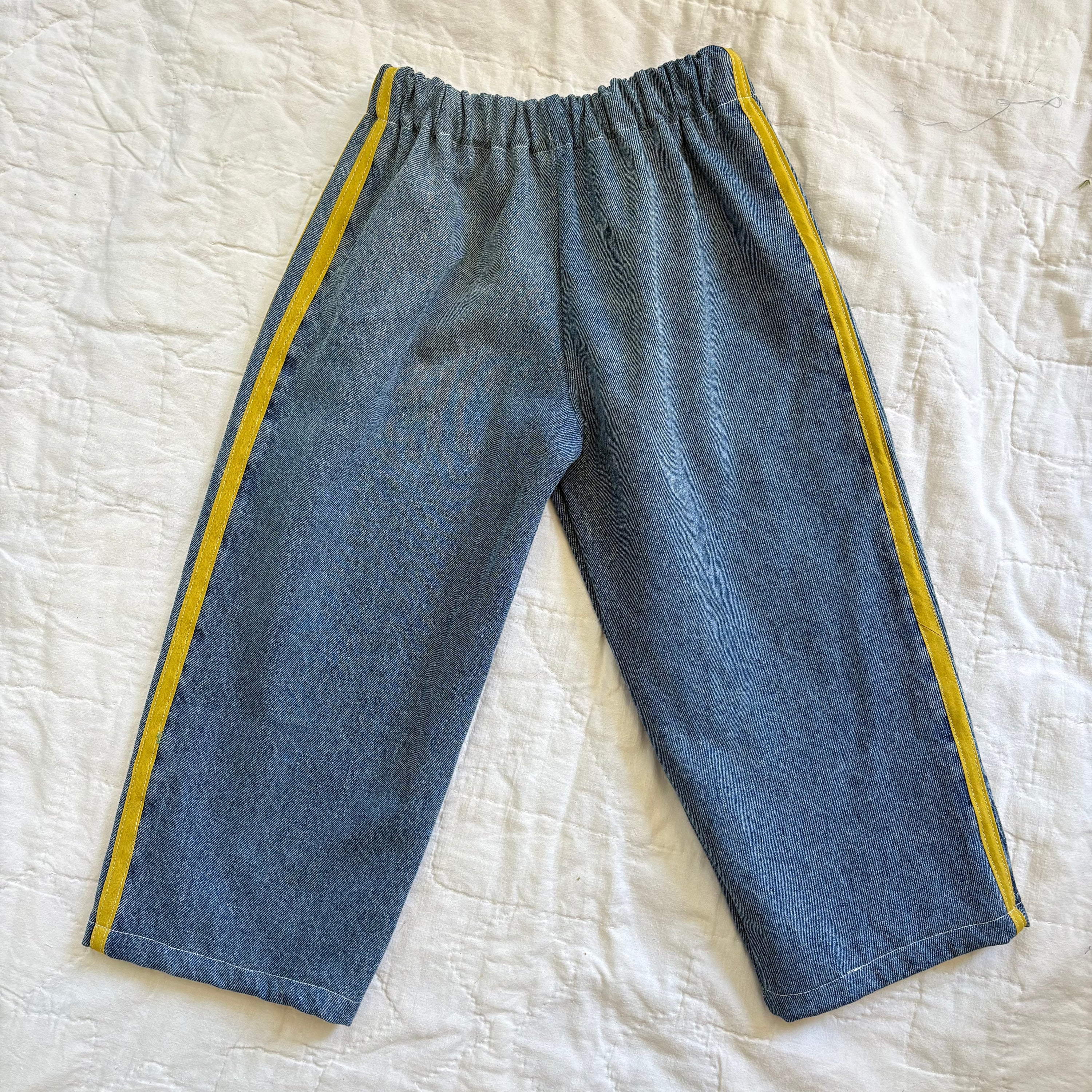 Track stripe jeans - made to order