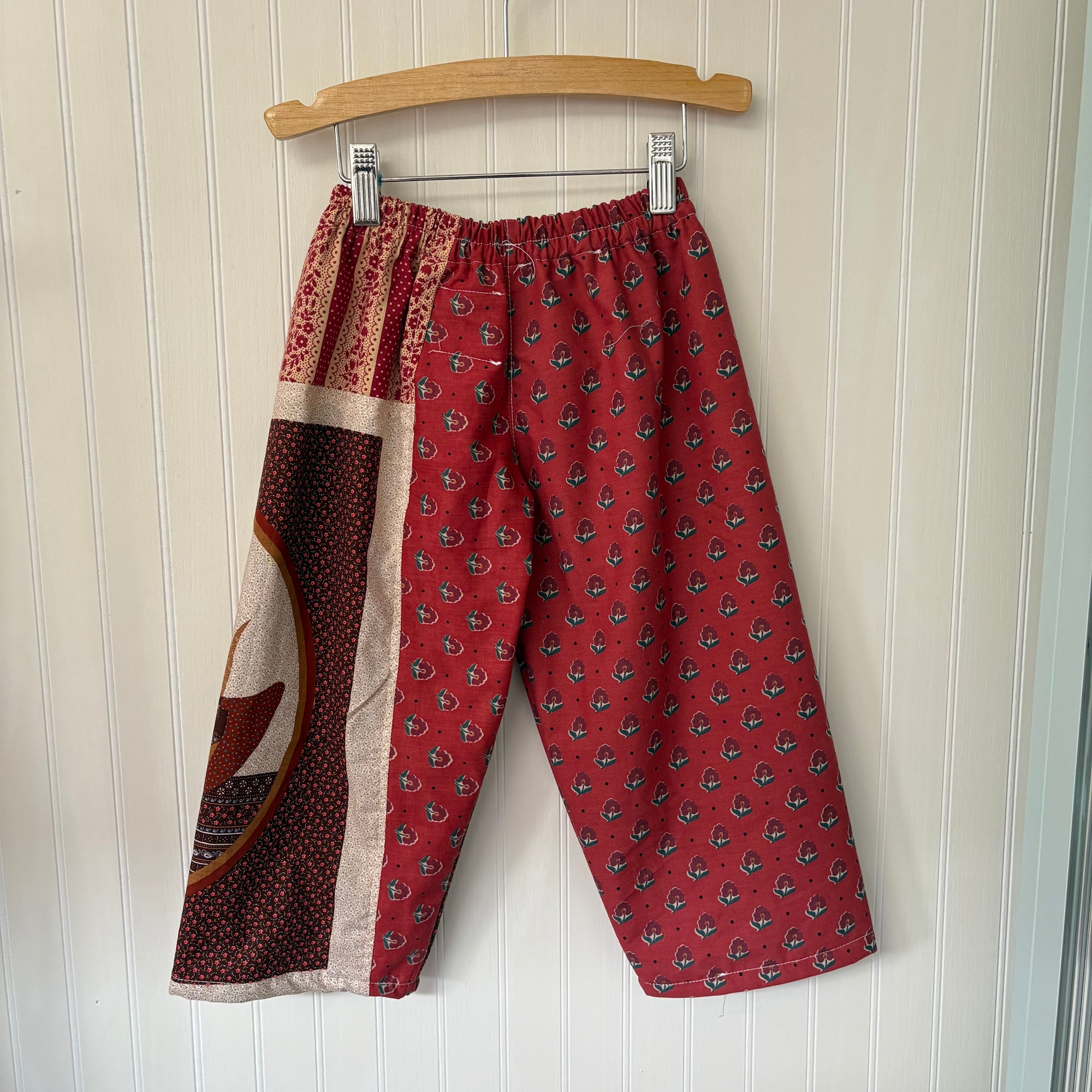 Mallard patchwork pants - 3T