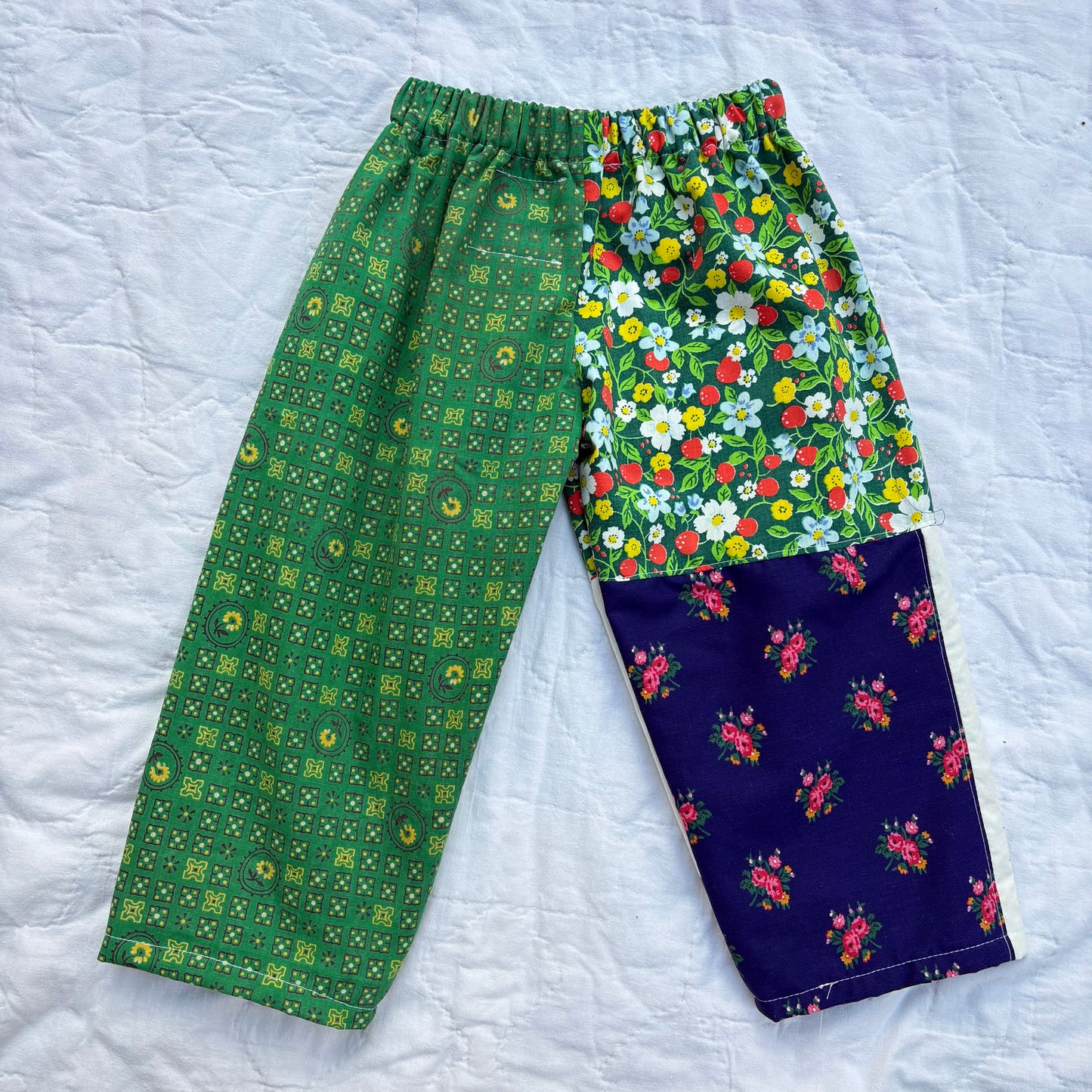 Wildlife mix print pants - 3T
