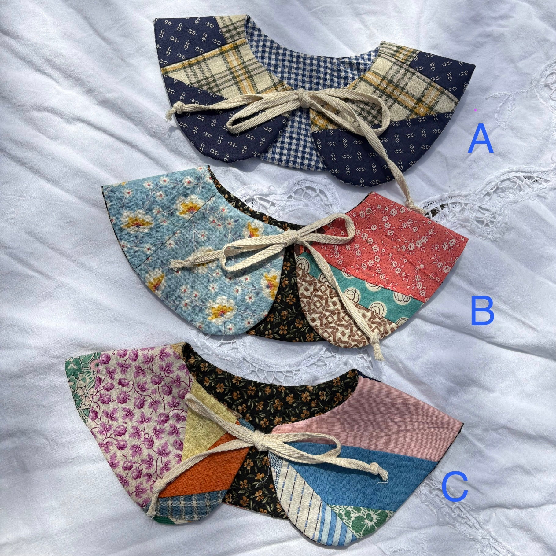 Patchwork collars