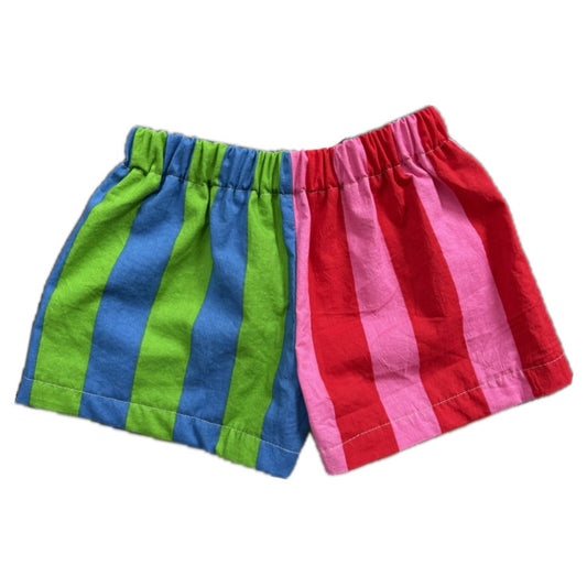 Carnival stripe shorts - made to order